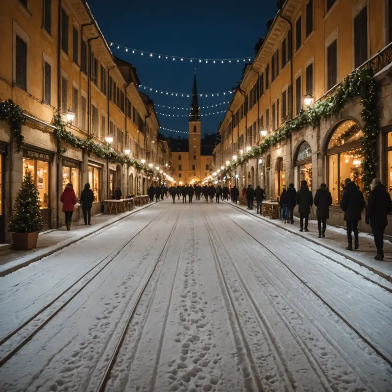 Piste di pattinaggio su ghiaccio temporanee: la magia del Natale in città