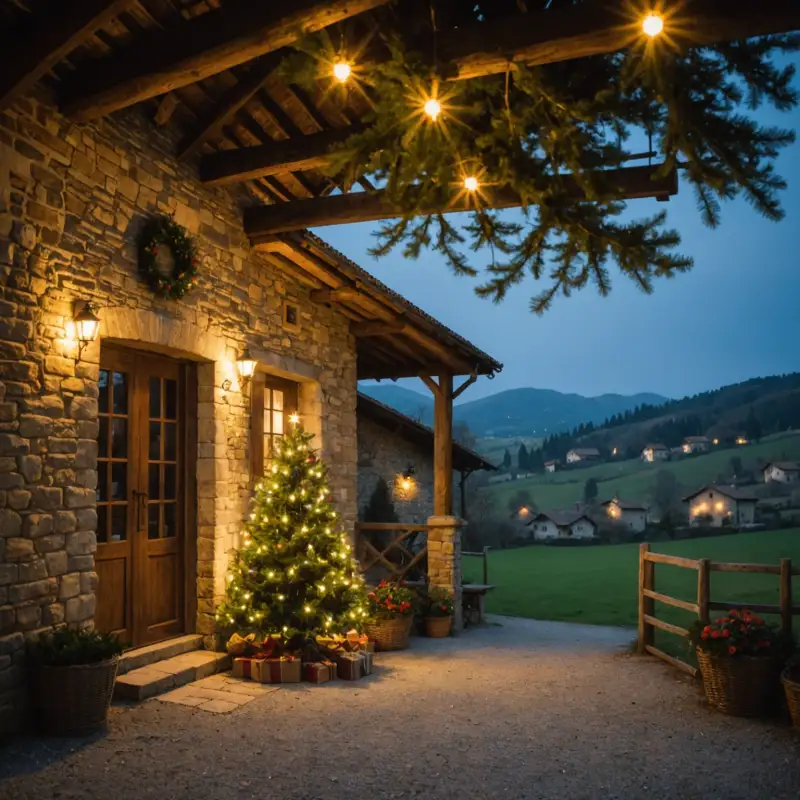 Capodanno in agriturismo: il fascino della campagna a Natale