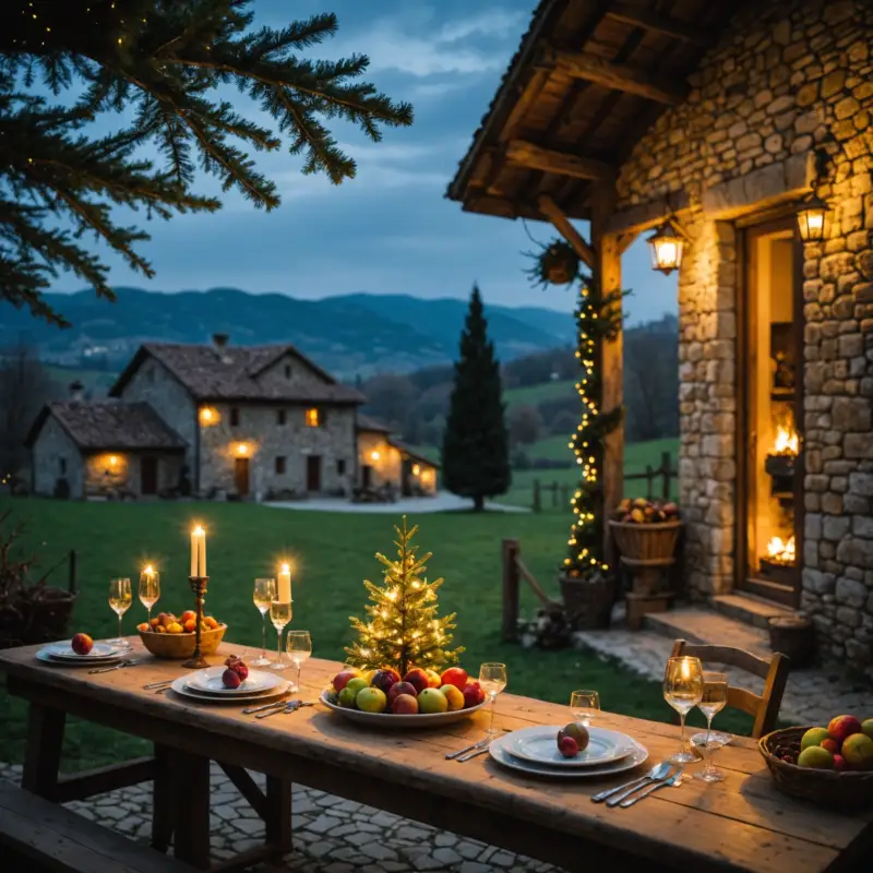 Capodanno in agriturismo: un Natale speciale tra natura e tradizione