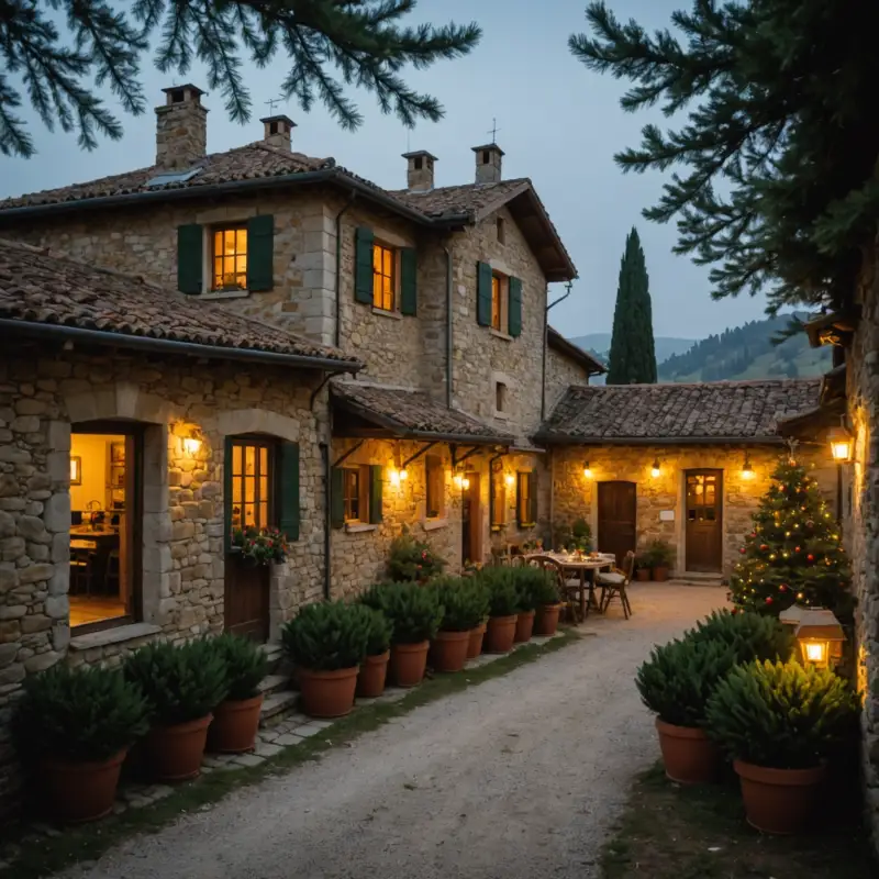 Capodanno in agriturismo: l’esperienza autentica della campagna a Natale
