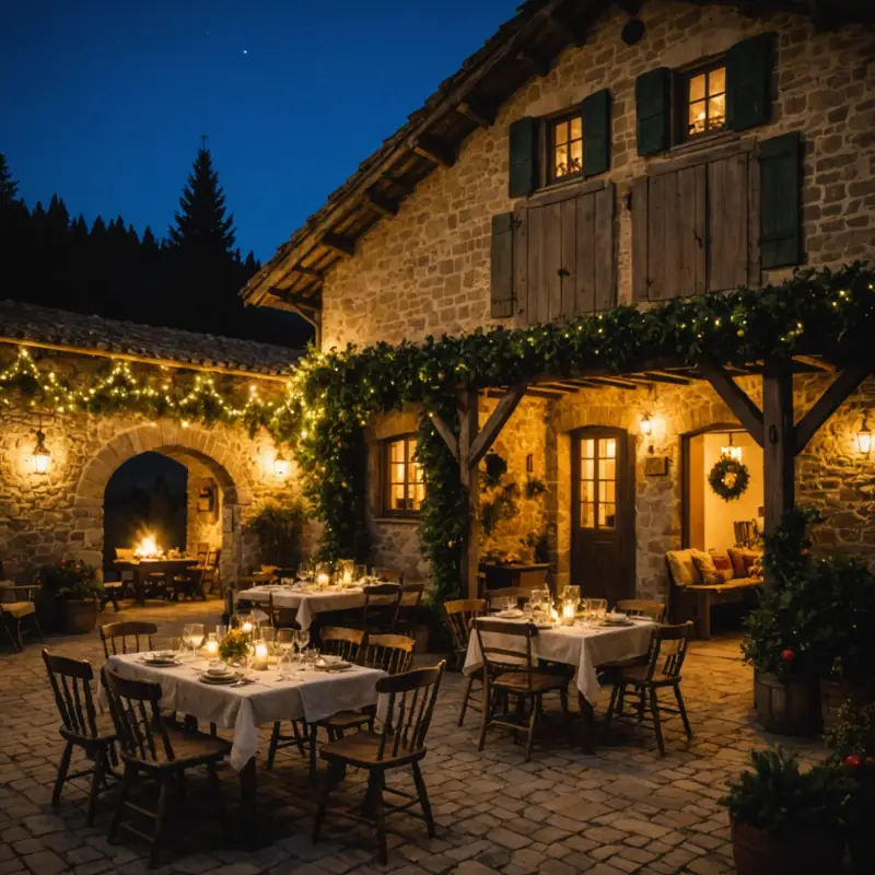 Capodanno in agriturismo: il fascino autentico della campagna durante le feste natalizie