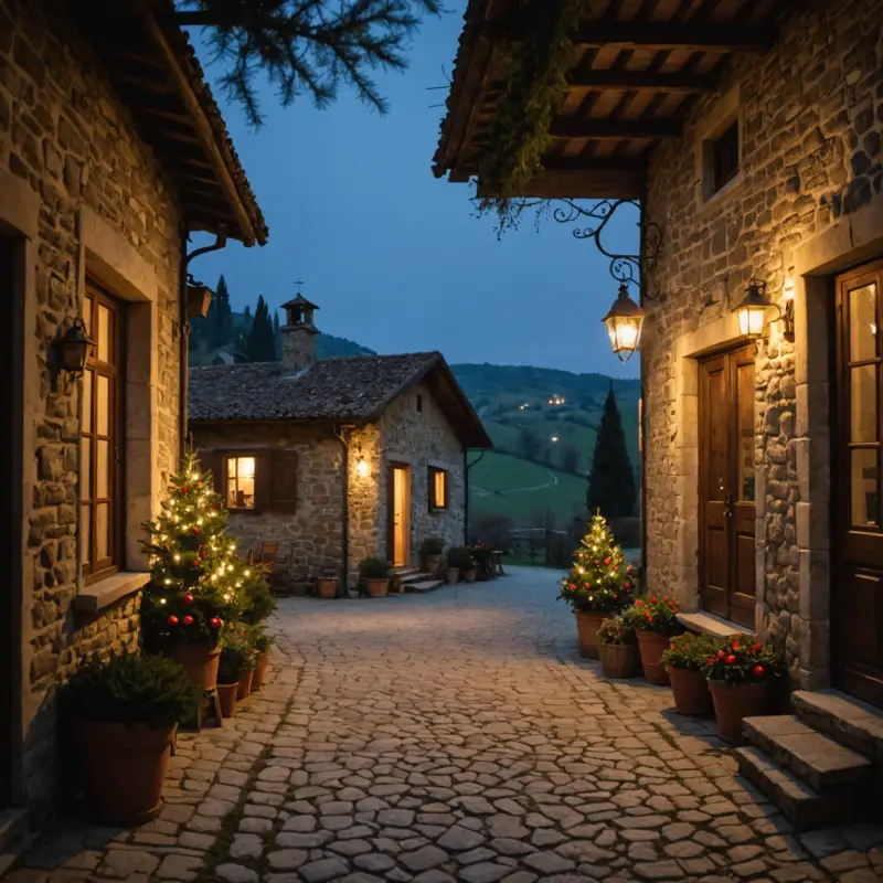 Capodanno in agriturismo: l’incanto della campagna a Natale