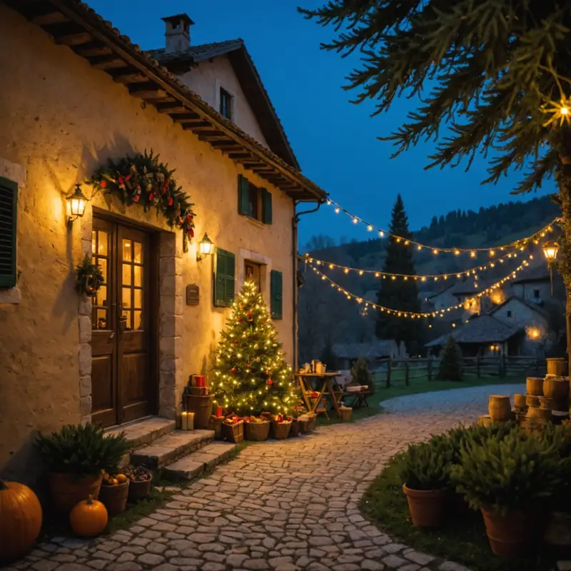 Capodanno in agriturismo: la magia della campagna a Natale