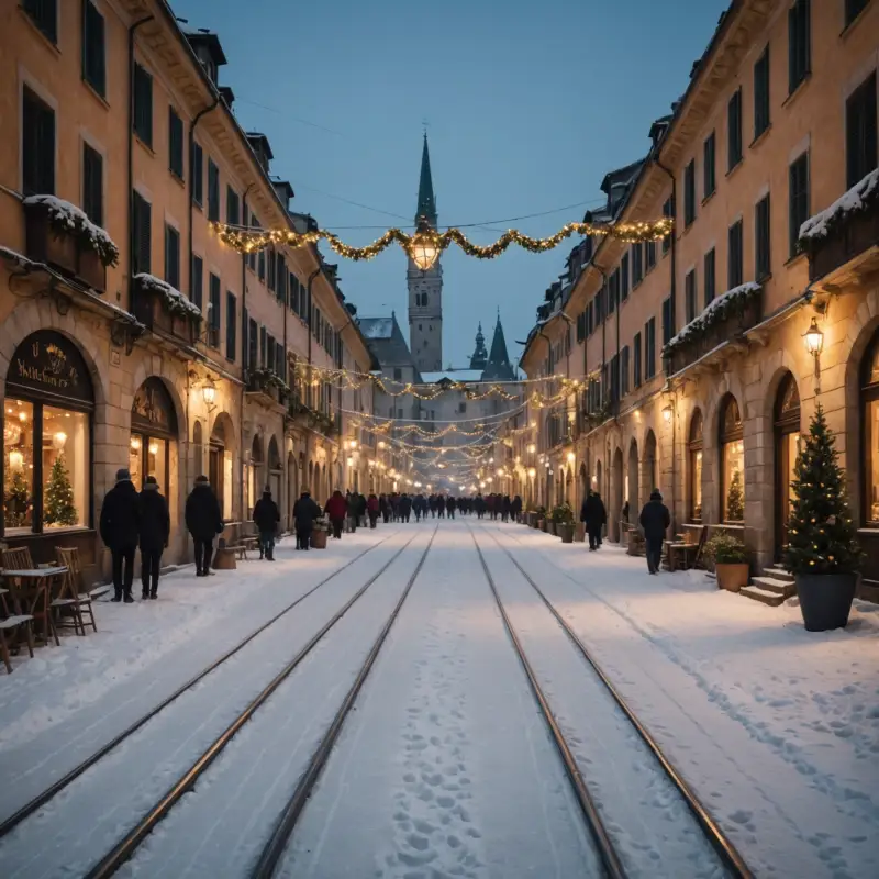 Piste di pattinaggio su ghiaccio temporanee: magia natalizia in città