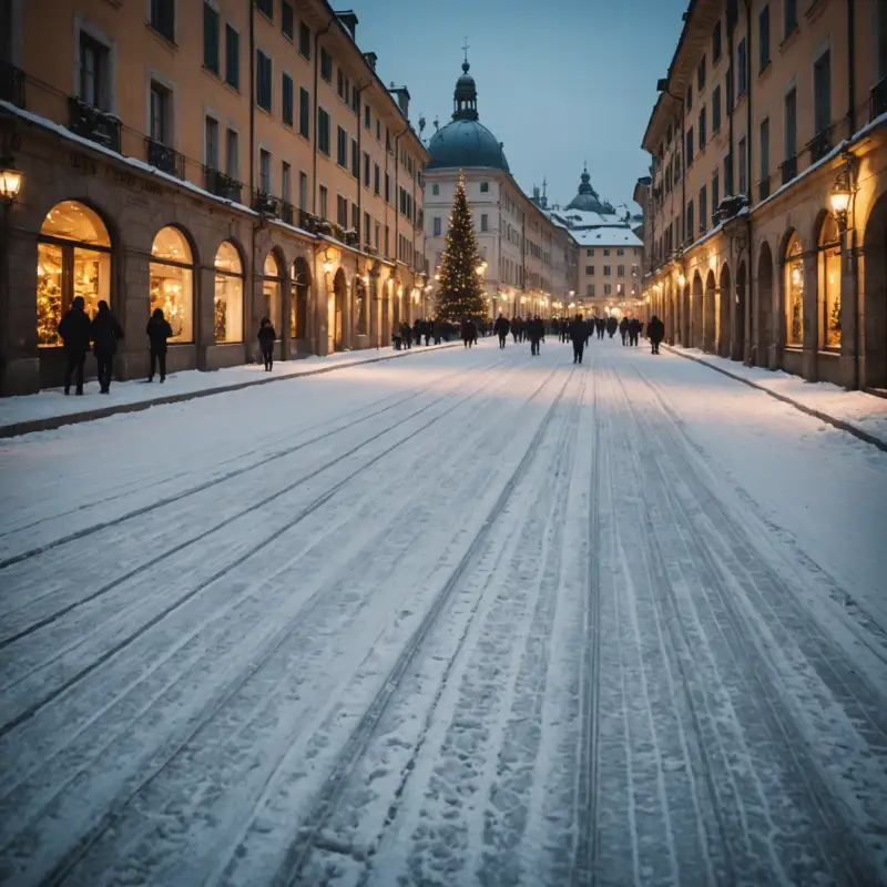 Piste di pattinaggio su ghiaccio temporanee: il cuore dell’atmosfera natalizia in città