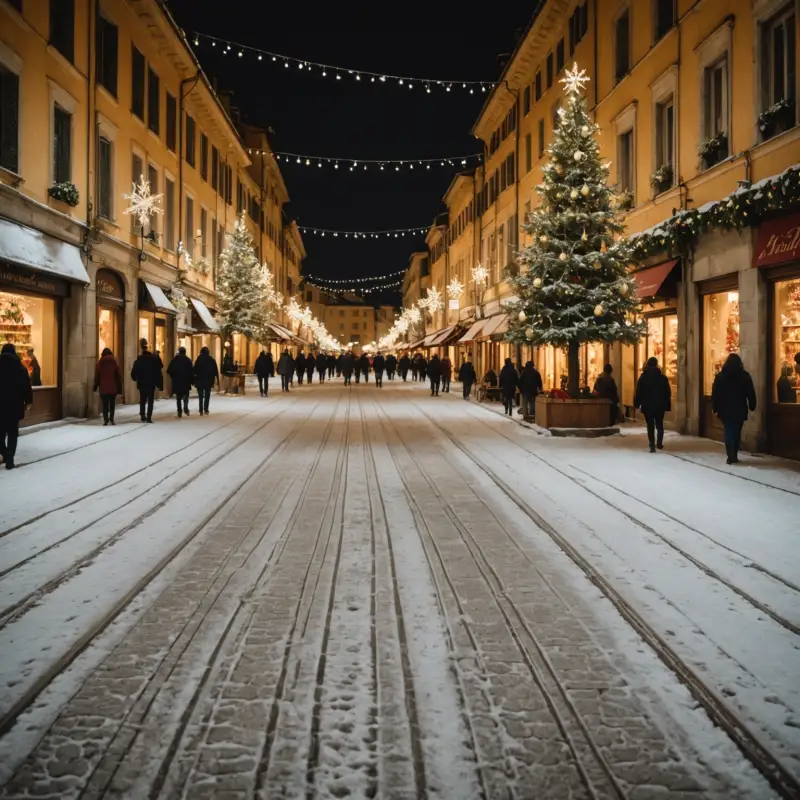 Piste di pattinaggio su ghiaccio temporanee: la magia del Natale in città