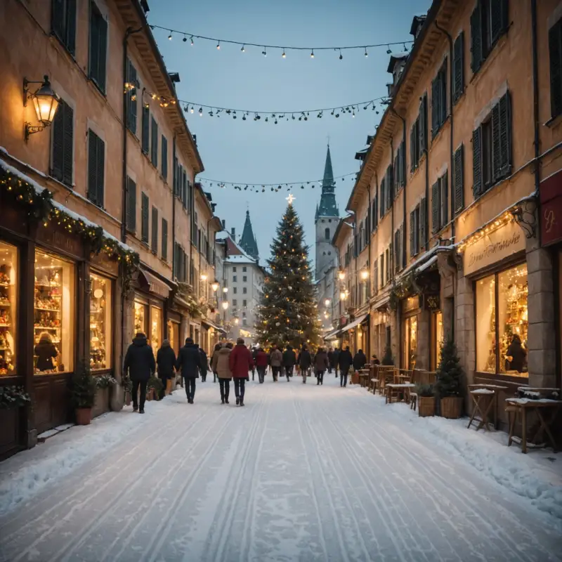 Piste di pattinaggio su ghiaccio temporanee: la magia del Natale in città