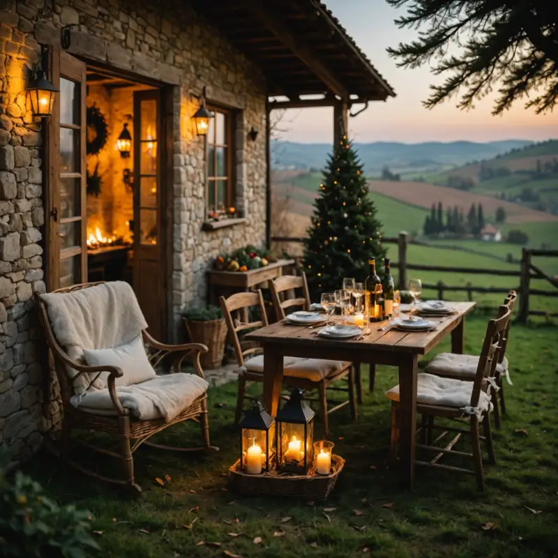 Capodanno in agriturismo: magia di Natale e relax in campagna