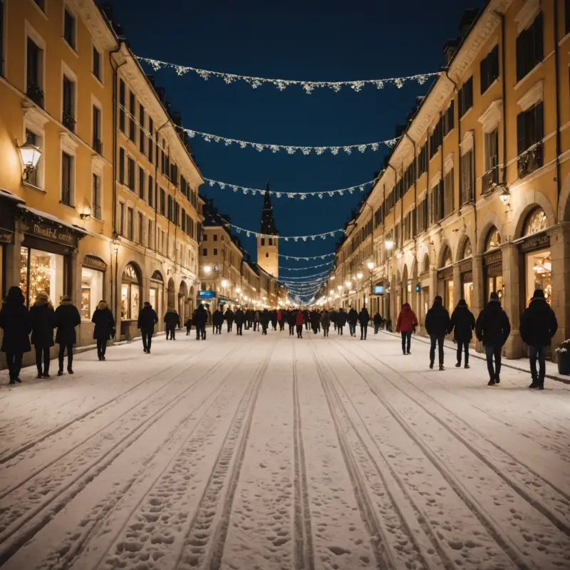 Piste di pattinaggio su ghiaccio temporanee: magia e divertimento natalizio in città