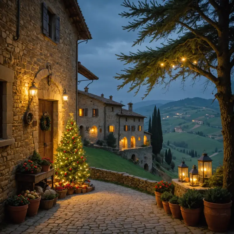 Atmosfera natalizia in Toscana: sapori, usanze e magia regionale